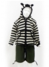 Gilet enfant zebre en pure laine