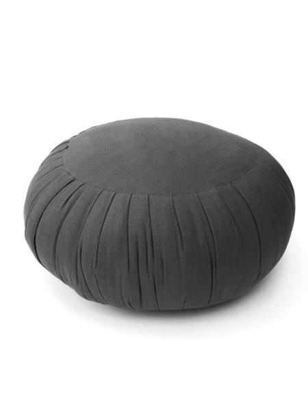 Zafu - Grand coussin yoga et méditation gris