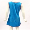 Robe bleue sans manche coccinelle