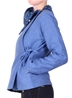 Veste courte ethnique bleue au col original