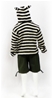 Gilet enfant zebre en pure laine