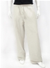 Pantalon blanc chic droit ethnique pour hommme